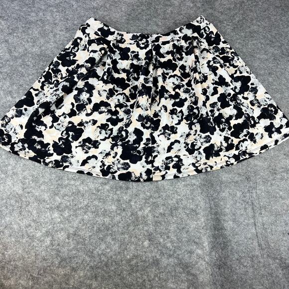 Joe B Pleated skater Skirt‎ black white pink size XL - Picture 1 of 4